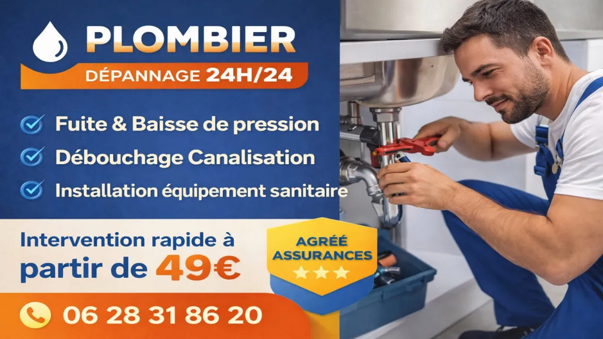 Plombier dépannage urgence à Les pennes-mirabeau – fuite d’eau et canalisation bouchée