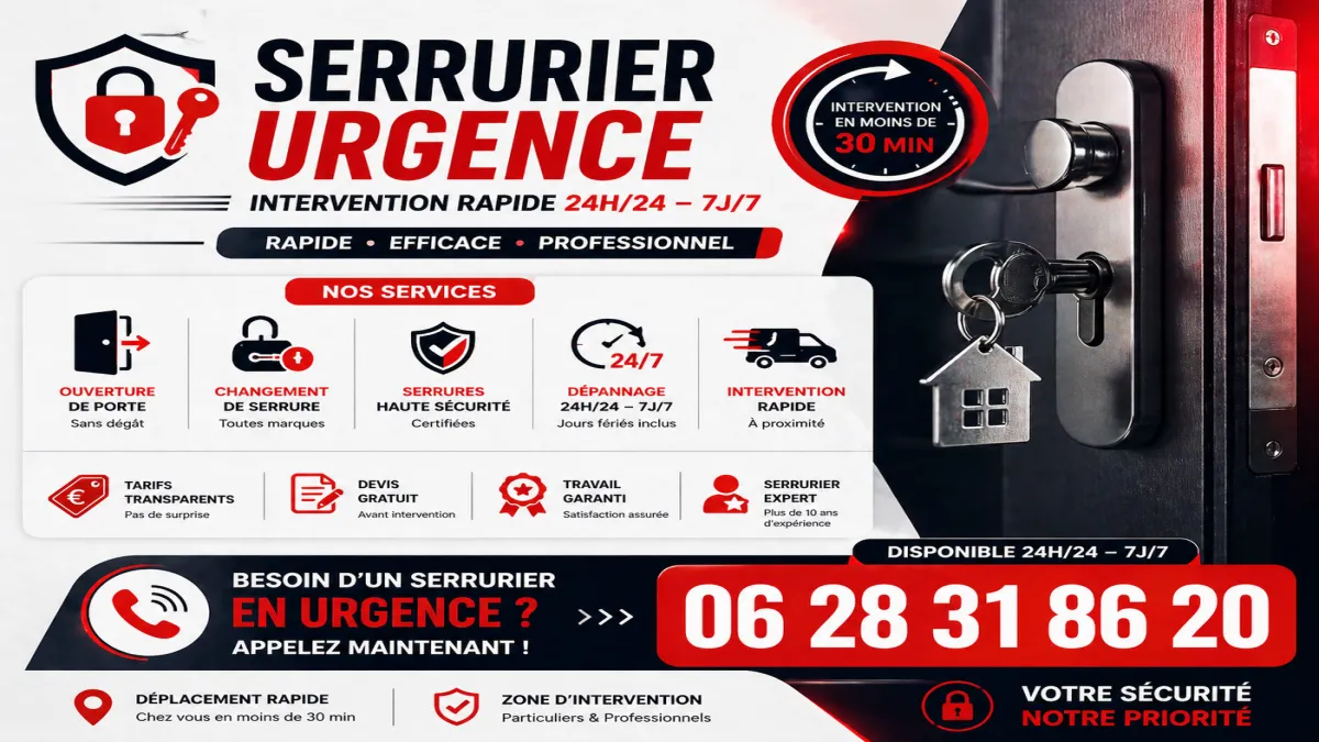dépannage serrurier urgence Maussane-les-alpilles service rapide 24h/24